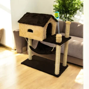 arranhador-grande-com-casinha-300x300 Gato Arisco ou Medroso? Ajude Seu Felino a se Sentir Mais Confiante 🐾💕