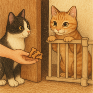 chegada_gato_reconhecimento_indireto-300x300 A Chegada do Novo Gato: Um Guia Completo para uma Adaptação Harmoniosa (e sem brigas!)