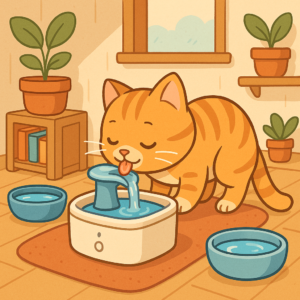 paraiso_felino_agua-300x300 O Paraíso Felino em Casa: Criando um Ambiente Enriquecedor para Gatos de Apartamento